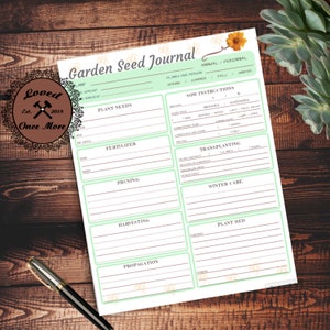 Garden Journal Garden Planner Record Garden Plant experiences Year to Year image 4