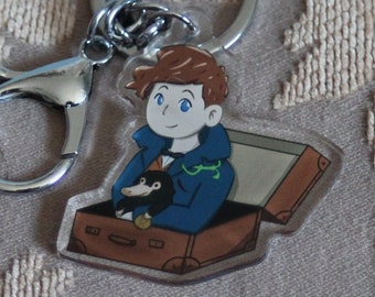 Newt Scamander Einseitiger Schlüsselanhänger