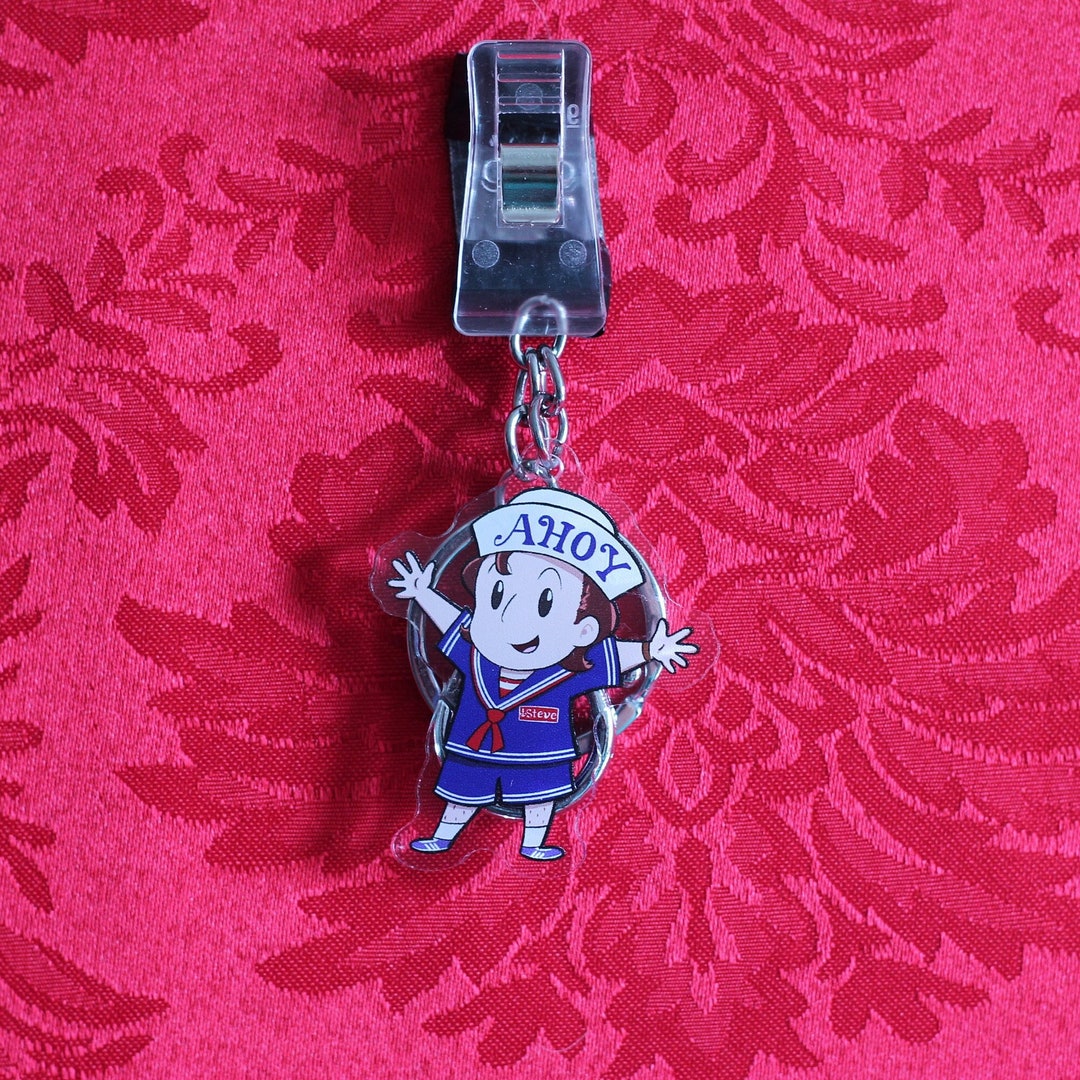 Scoops Ahoy Steve Keychain Etsy