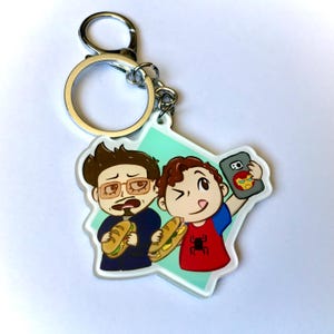 Peter and Tony 2.5in Charm