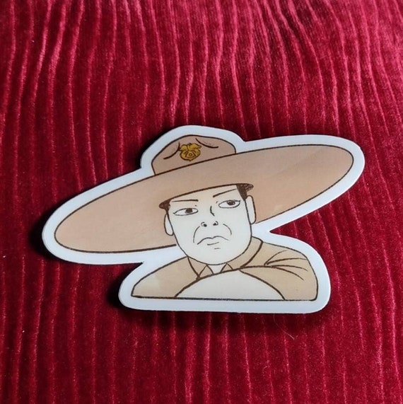 Scary Movie 3 Big Hat Lady Vinyl Sticker Etsy