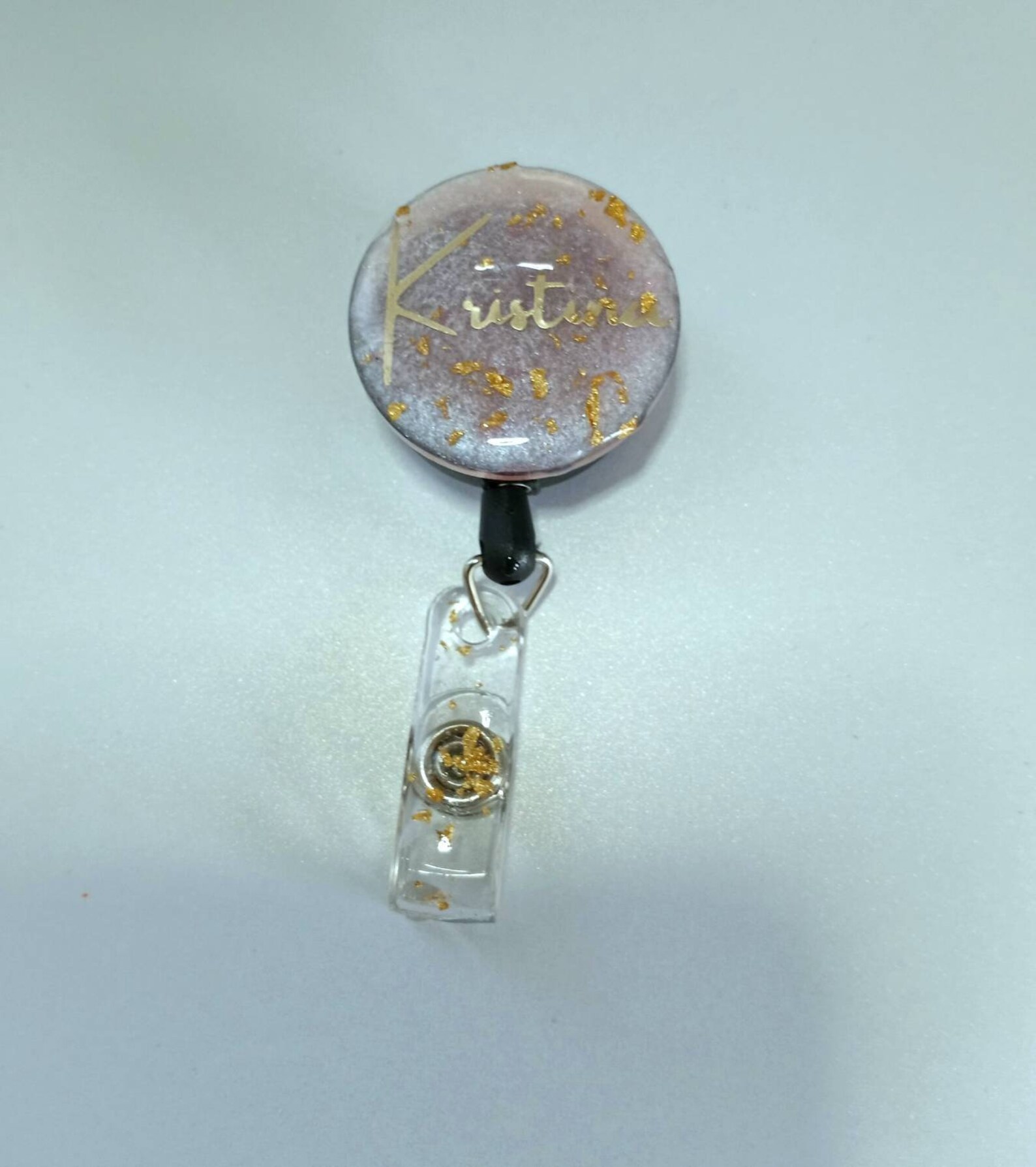 Personalized epoxy resin badge reel TeacherNurseMedical Etsy