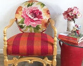 Custom Listing - Eclectic Floral Boho Chair