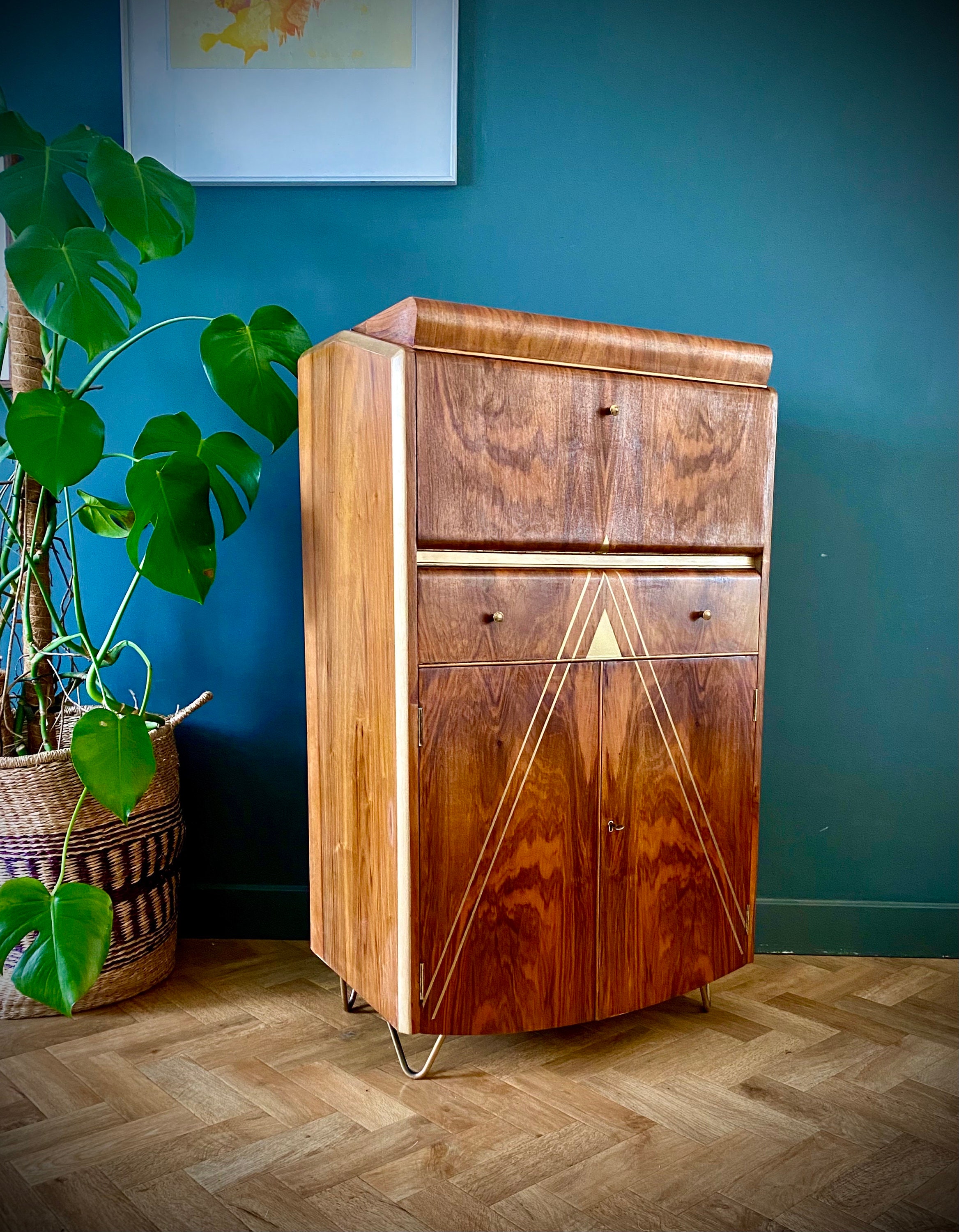 Blooma porak wooden drink cabinet bar discount