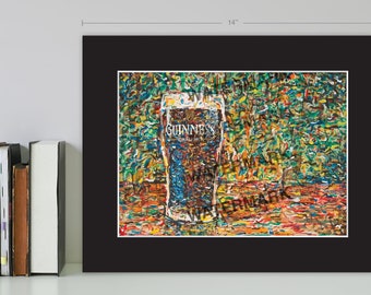 Guinness Beer, Wall Art, Bar Gift, Irish Beer