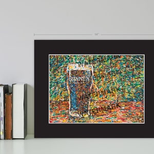 Guinness Beer, Wall Art, Bar Gift, Irish Beer