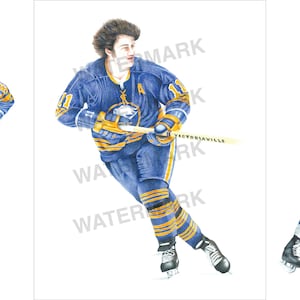 Buffalo Sabres French Connection Art Prints: Perreault, Martin, Robert (3 PACK)