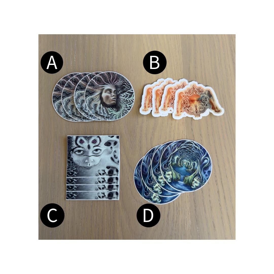 Sticker Pack 4 STICKERS - Pack of 4 - Etsy