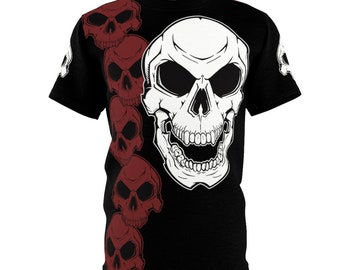 Skull Unisex All Over Print Tee Graphic T-shirt