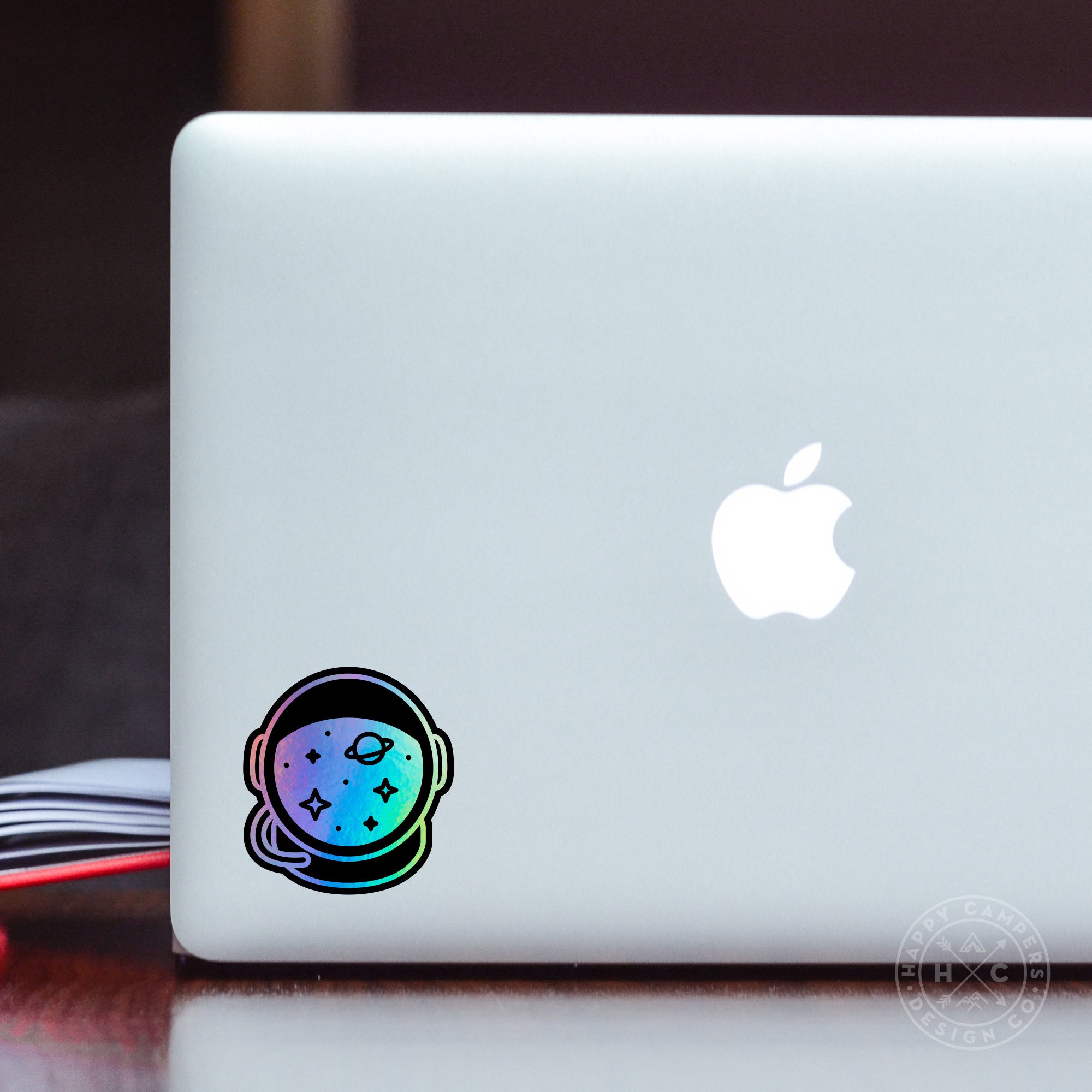 Holographic Astronaut Sticker Vinyl Sticker | Weather Resistant Decal ...