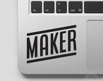 Maker Vinyl Decal | Water Bottle Decal | Car Window Decal | Laptop Decal