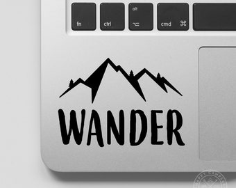 Wander Vinyl Decal | Water Bottle Decal | Car Window Decal | Laptop Decal