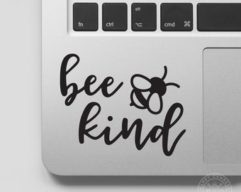 Bee Kind Vinyl Decal | Water Bottle Decal | Car Window Decal | Laptop Decal