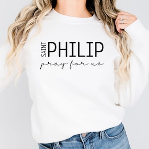 St Philip Neri Catholic Shirt, Saint Philip Pray for Us Shirt, Confirmation Gift, Gift for Catholic Women, Catholic Saint T Shirt
