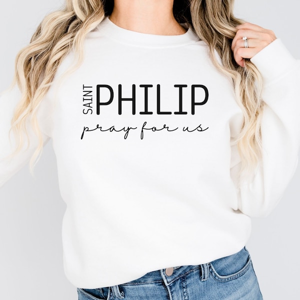 St Philip Neri Catholic Shirt, Saint Philip Pray for Us Shirt, Confirmation Gift, Gift for Catholic Women, Catholic Saint T Shirt