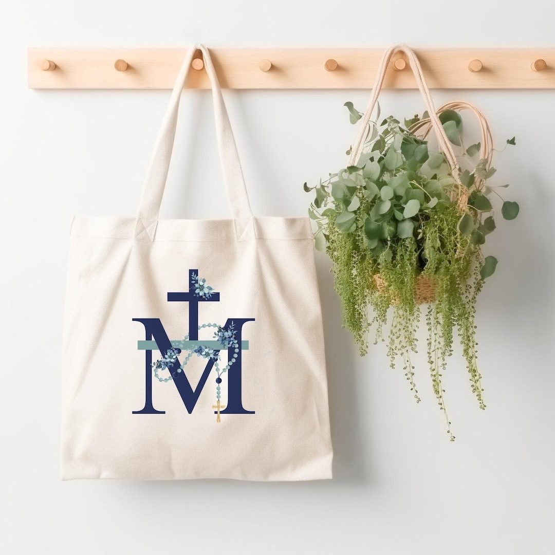 Traditional Catholic Tote Bag Marian Mass Bag Adoration Bag Gifts for
