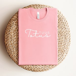 Totus Tuss Catholic T Shirt Totally Yours Shirt Catholic Minimalist Traditional Catholic Gift for Mom Confirmation Gift Adoration Tshirt