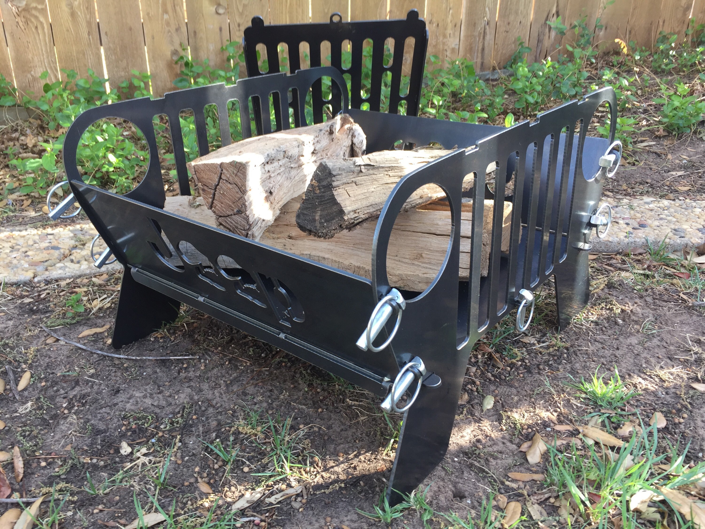 Free Shipping Jeep Fire Pit Grill Collapsible and Portable Etsy