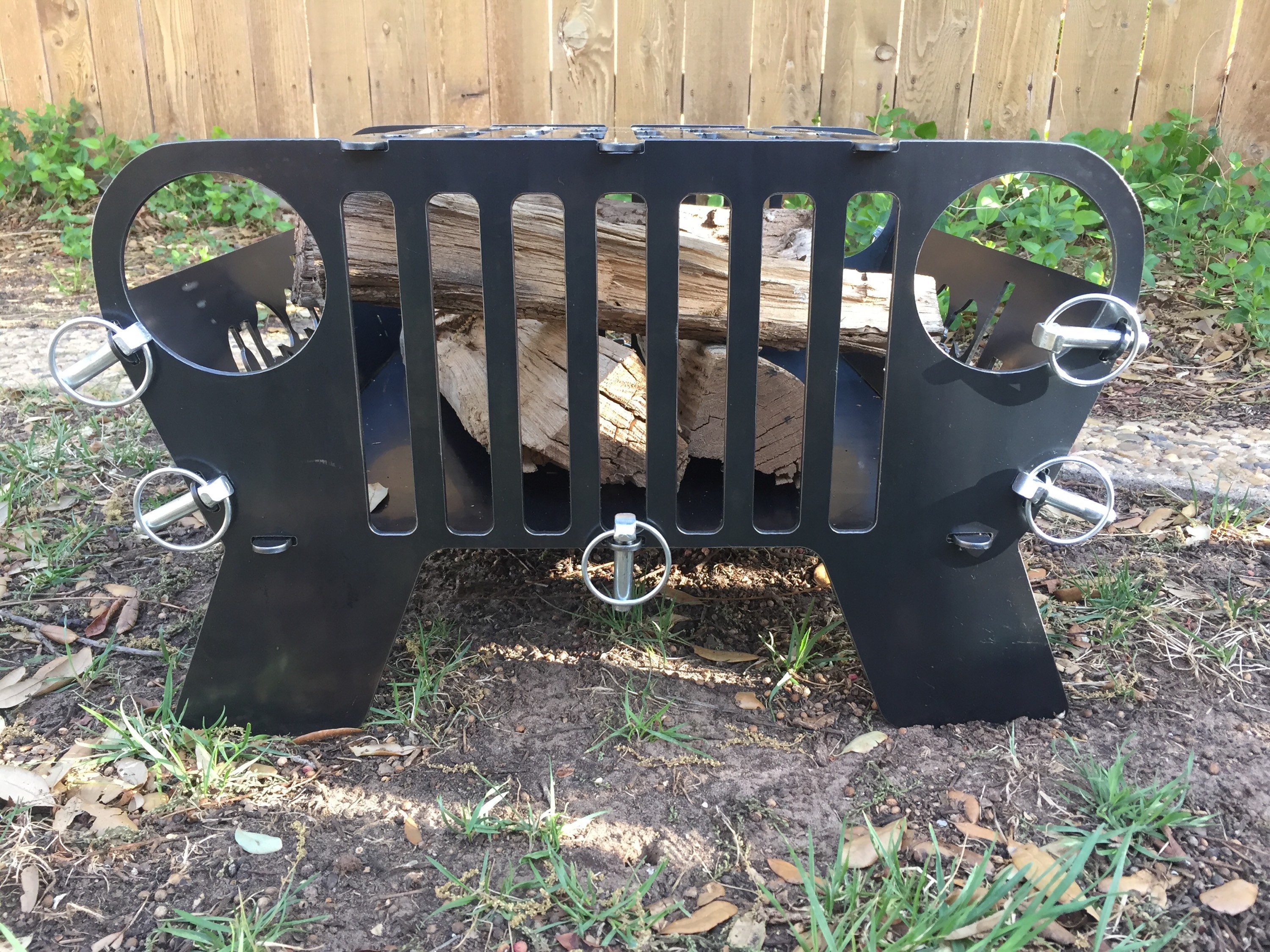 Free Shipping Jeep Fire Pit Grill Collapsible and Portable Etsy