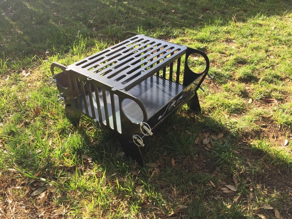 Free Shipping Jeep Fire Pit Grill Collapsible And Portable Etsy