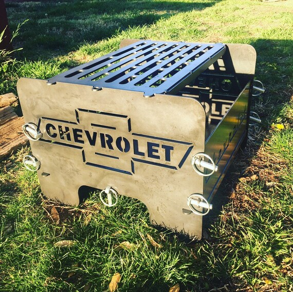 Retro Chevrolet Themed Fire Pit Free, Fire Pits Lubbock Tx