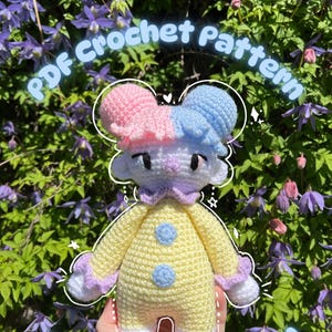 Sparkles the Baby Clown Digital PDF Pattern | Downloadable Amigurumi Crochet Pattern