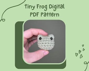 Tiny Frog Amigurumi cyfrowy wzór PDF