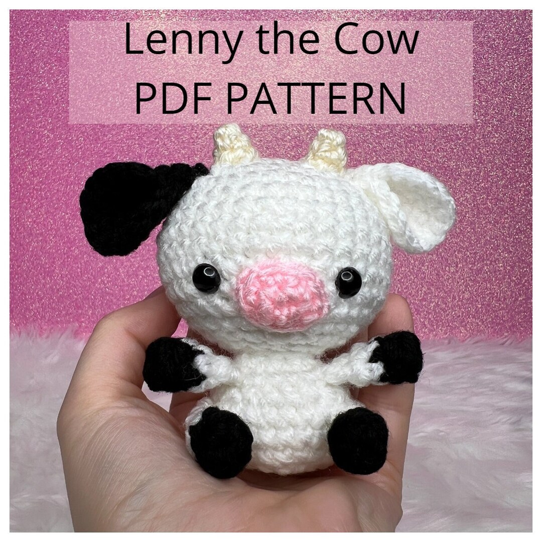 Lenny the Cow DIGITAL PDF PATTERN - Etsy