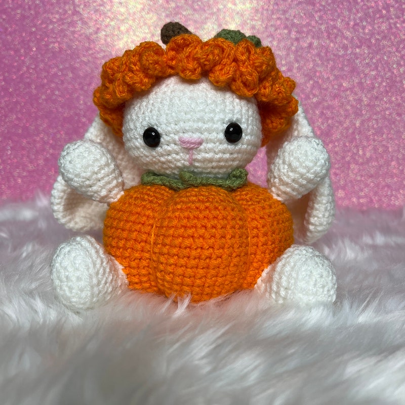 Pumpkin Rabbit Plush - Etsy