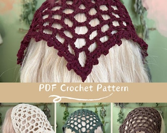 Das Farbverlaufsmuster Oma Halstuch | Crochet Bandana Anleitung zum Herunterladen
