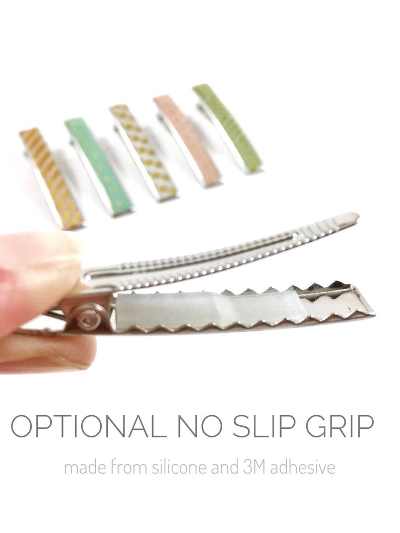 Glitter Alligator Hair Clips Set of 2 Multicolored Clips Etsy