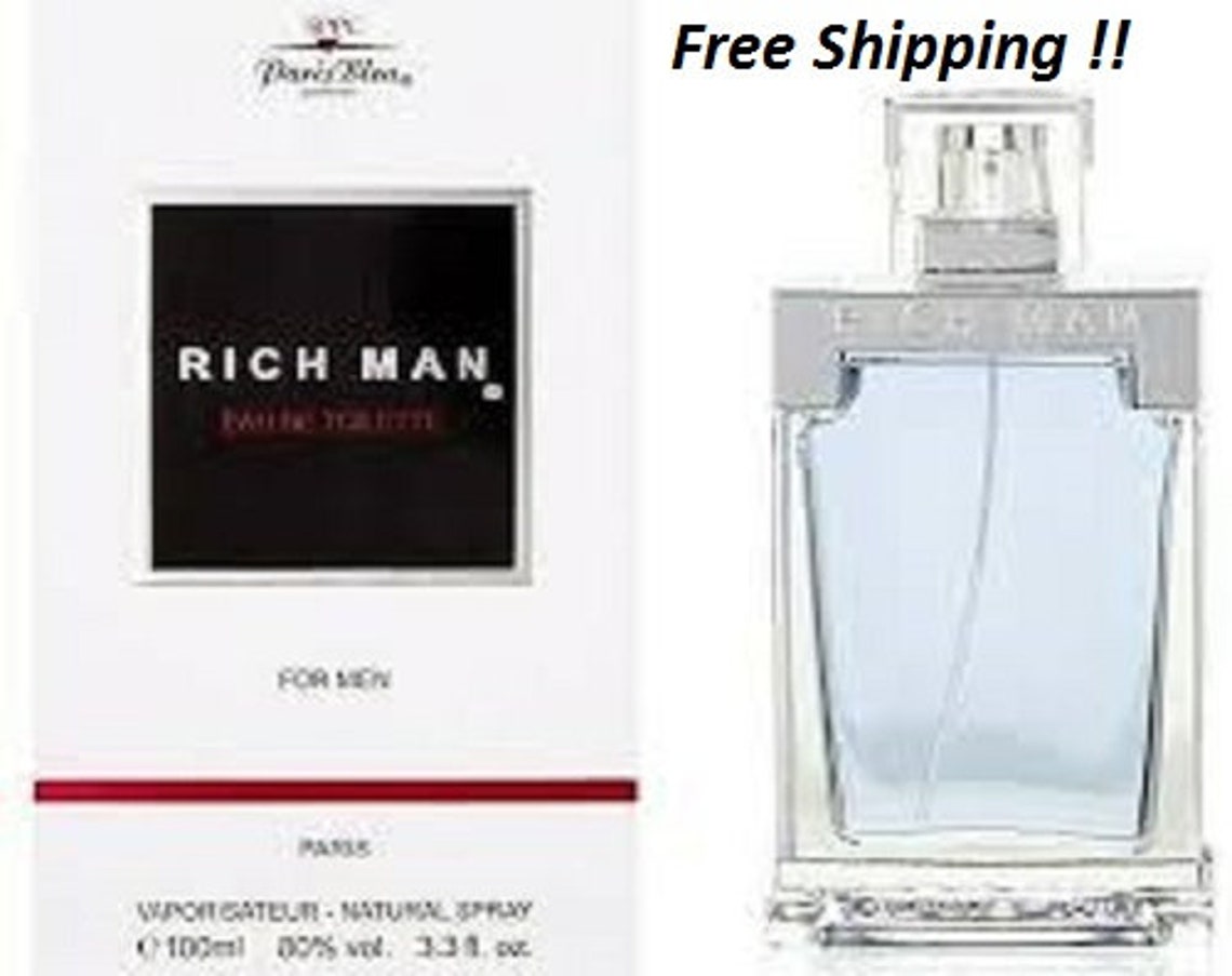 Rich Man By Paris Bleu EDT 3.4 Oz Men's Cologne Spray Etsy