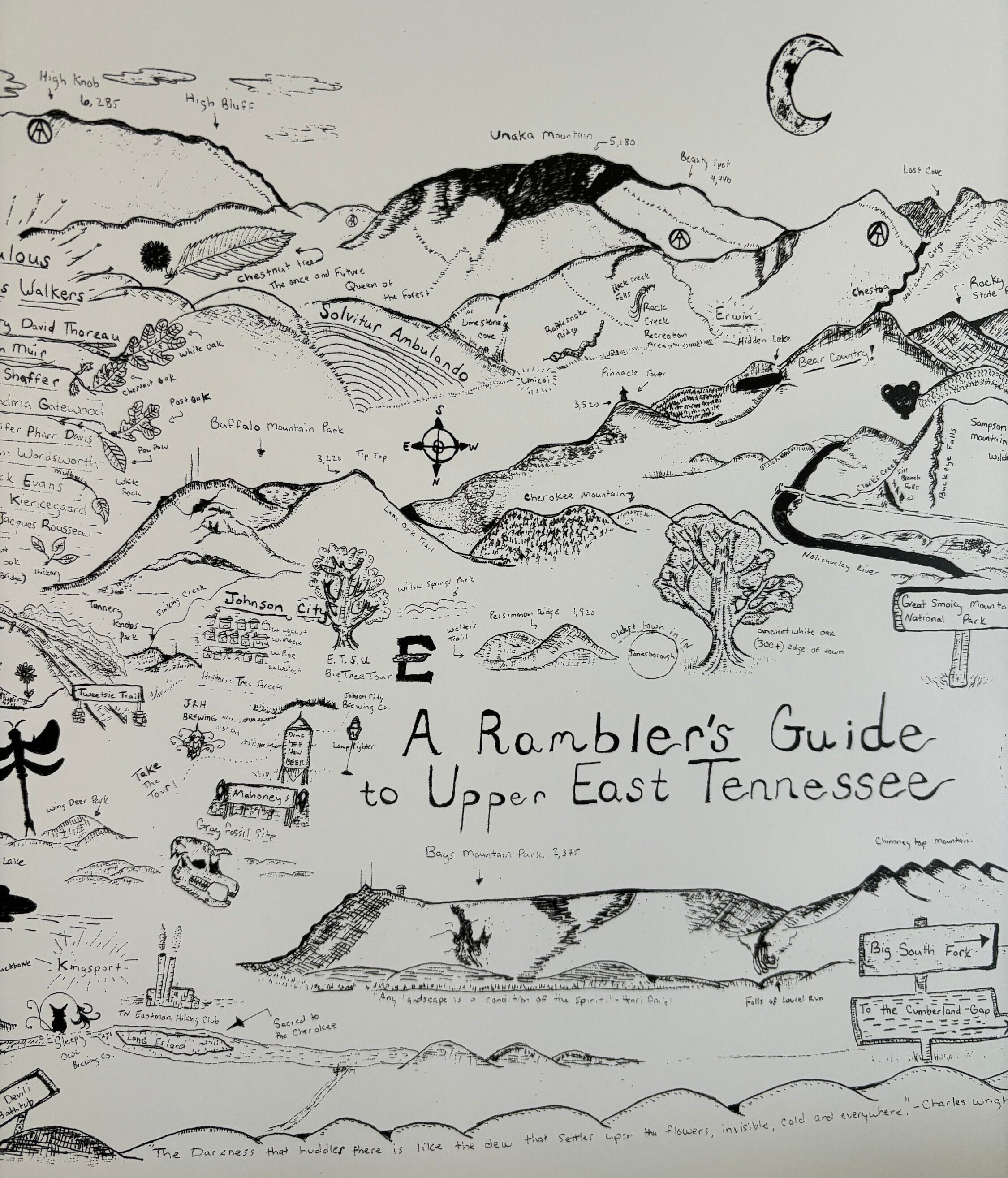 Tennessee Ridge Rambler A Rambler's Guide to the Upper Tennesse Valley - Etsy