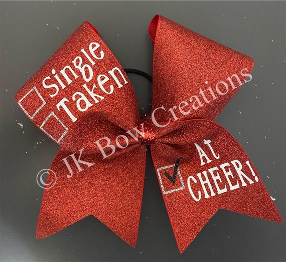 Valentines Day cheer bow - Valentines Day bow - Cheerleading gifts - Cheer gifts - Valentines Day cheer gift - Cheer bows