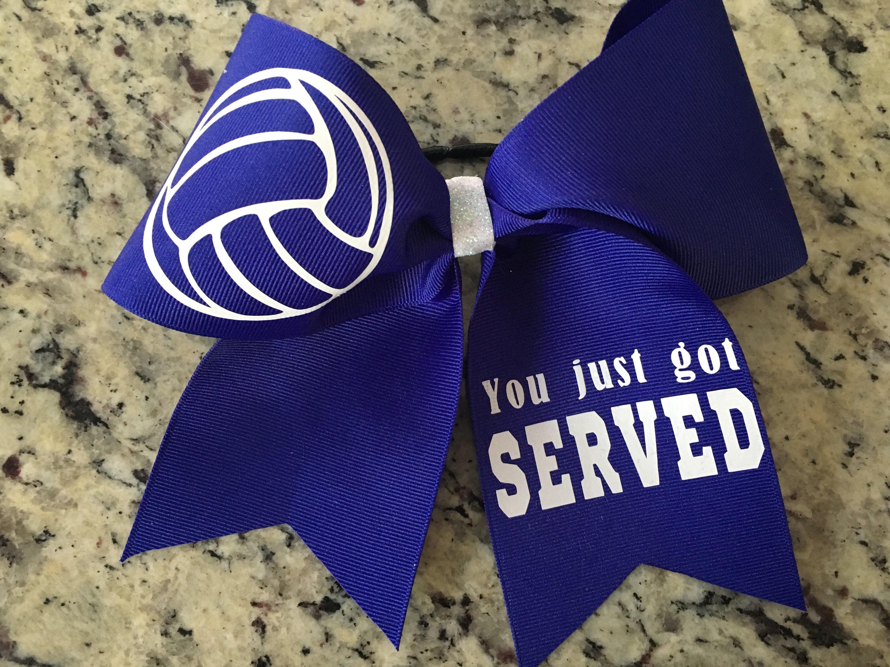 Volleyball bow Volleyball girls bow Volleyball gifts Volleyball