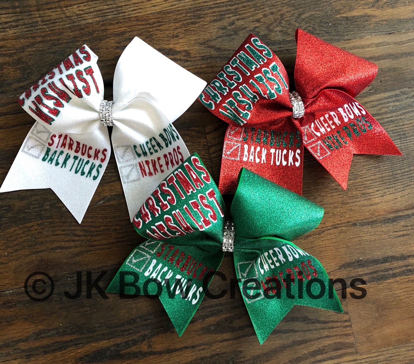 Cute Christmas Cheer Bows 
