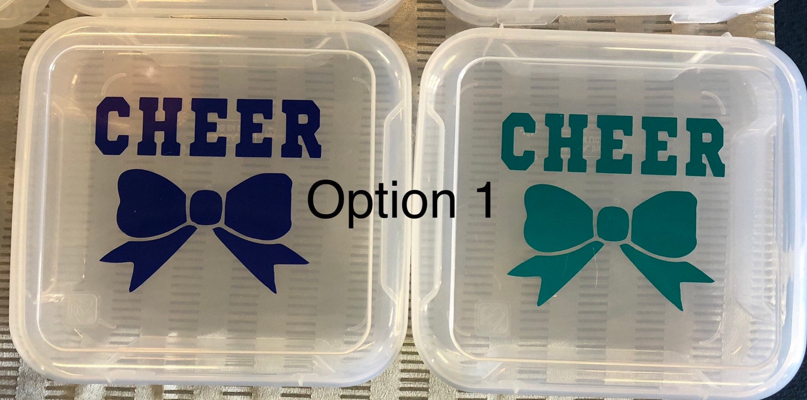 Bow Boxes Cheer Bow Box Cheerleading Gifts Cheer Gift Etsy