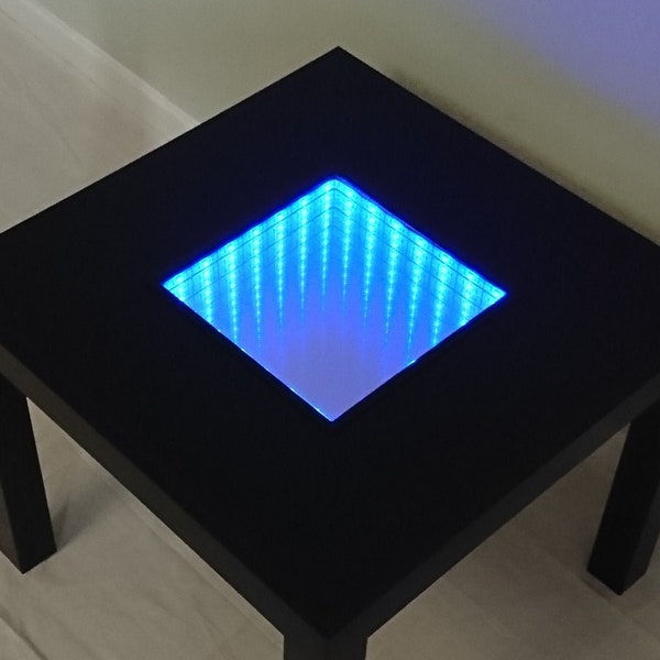 Infinity Mirror Table basse 3D