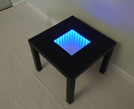 Infinity Mirror Coffee Table 3d Etsy