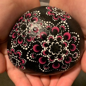 Mandala Painted Rock Art