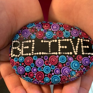 Mandala Painted Rock Art