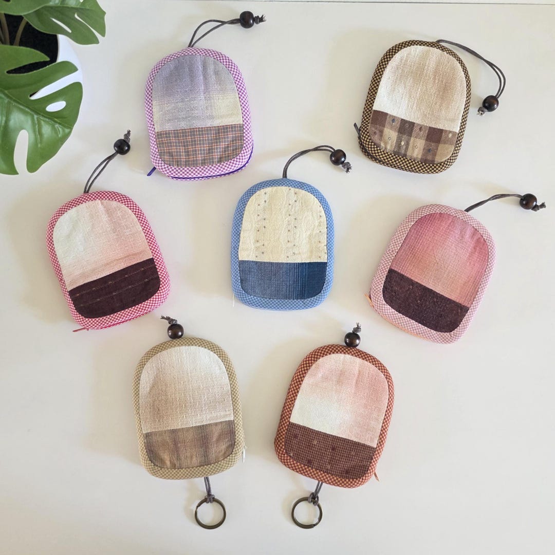 Stuffed Key Case Handmade Zippered Key Pouch – Key Cover, Key Case. Cute Gift - Etsy