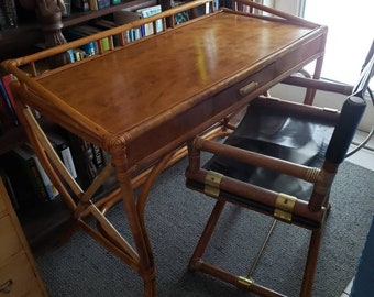 Bamboo Writing Desk Etsy