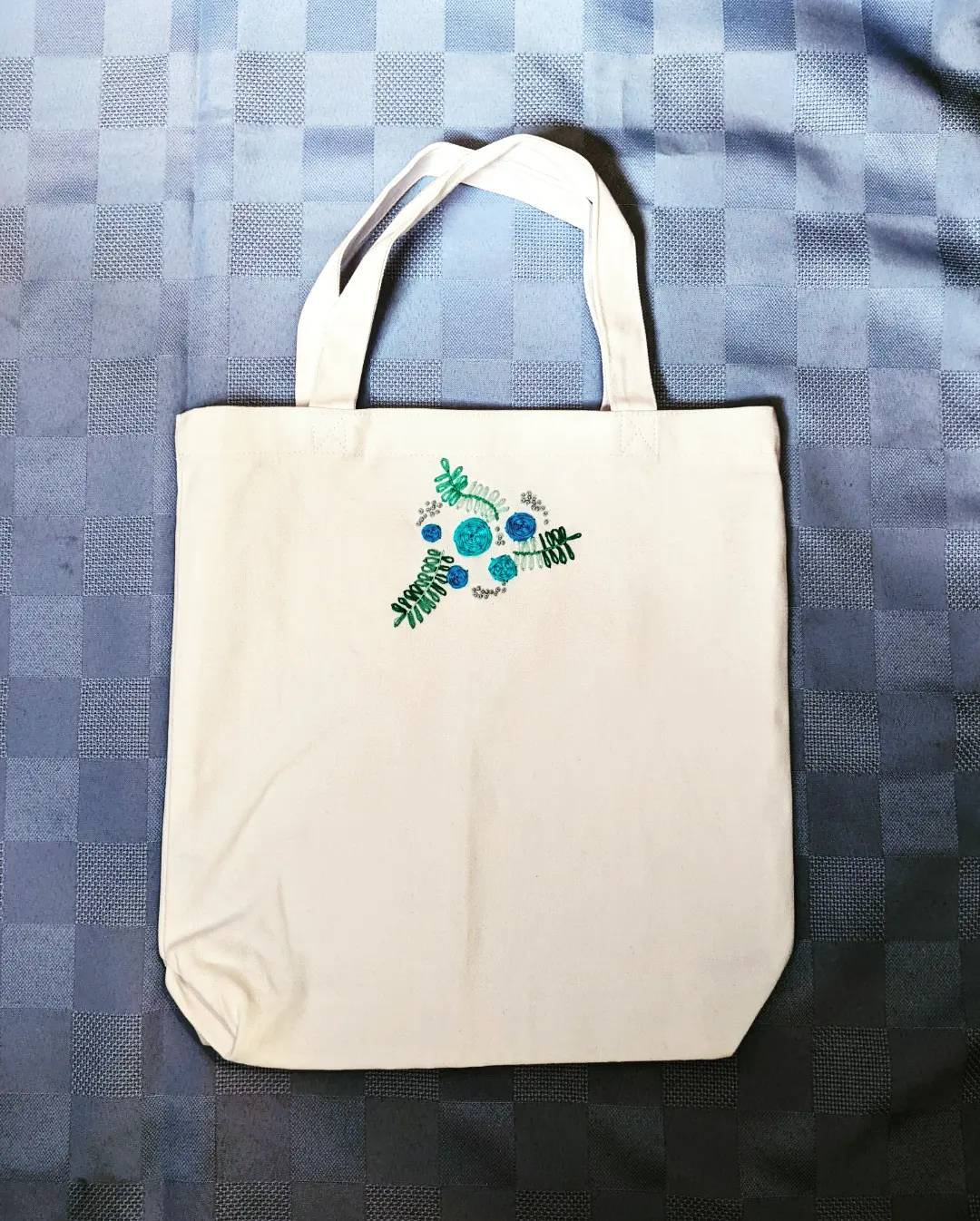 Embroidered Tote Bag - Etsy Canada