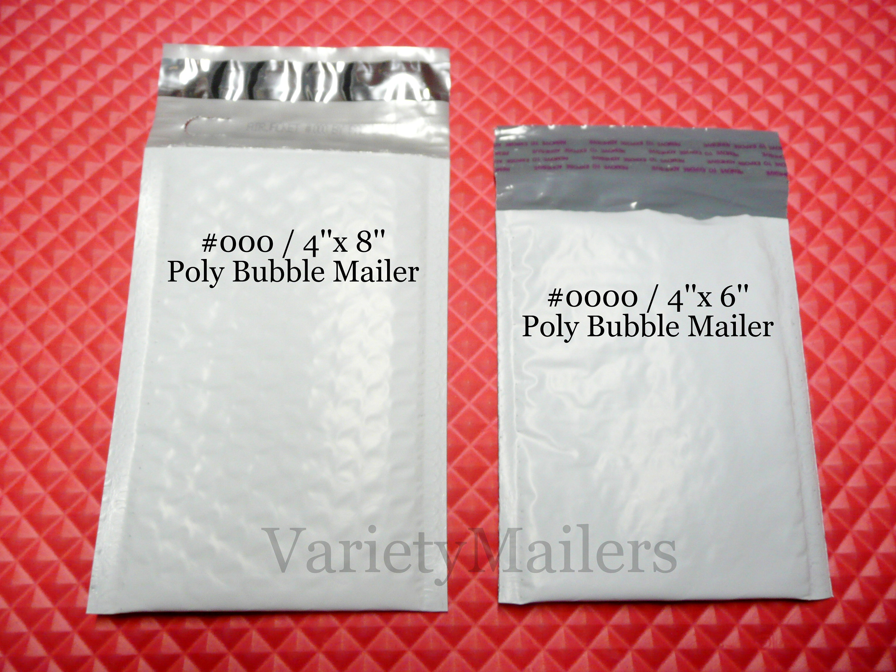 60 Poly Bag /& Poly Bubble Combo ~ 6 Sizes of both Padded /& Non-Padded Mailers