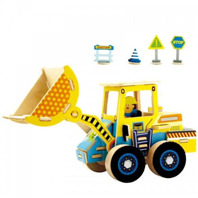 3D Puzzle kit construction vehicles loader