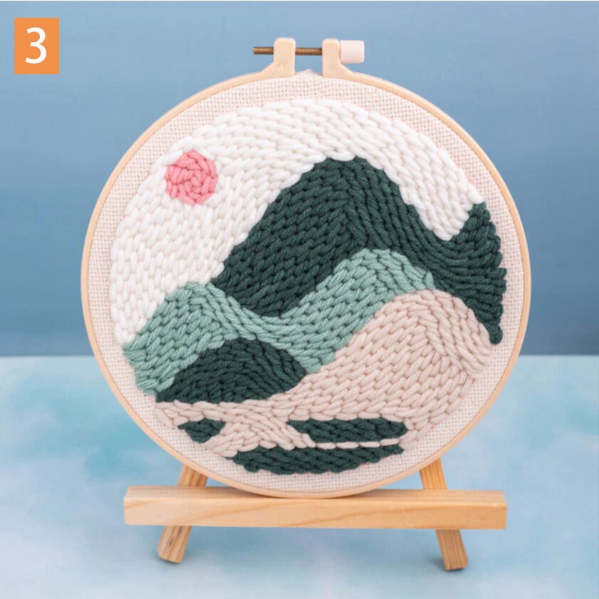 Beginner embroidery kits for adults easy punch needle  etsy Beginner embroidery kits for adults easy punch needle  etsy