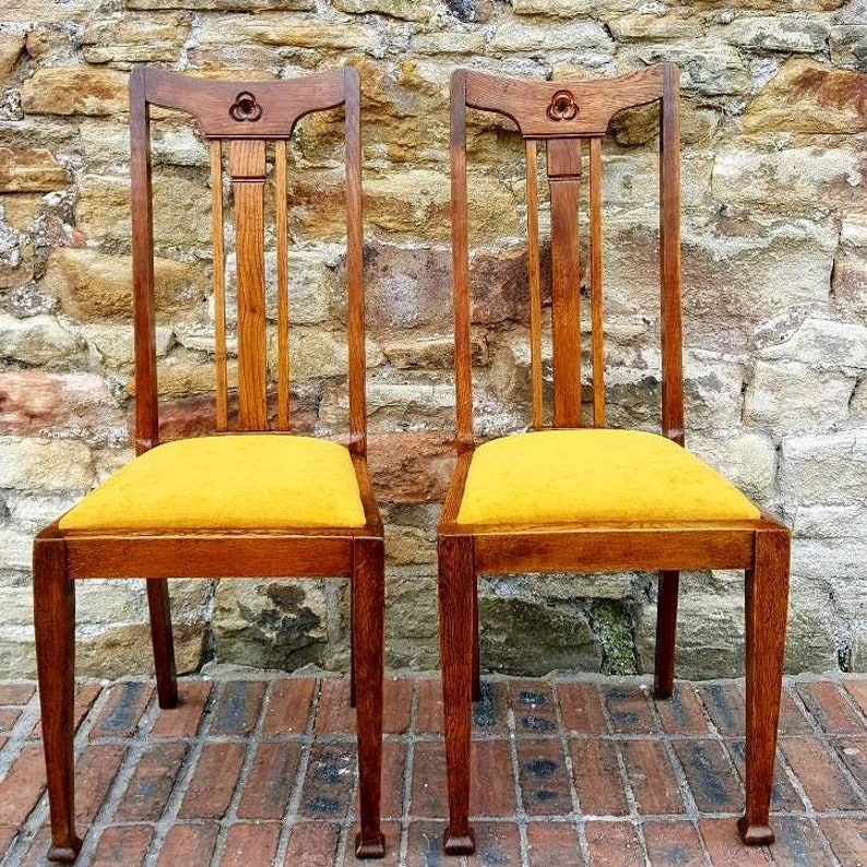 Quirky Mix & Match Antique Wooden Dining Chairs / Etsy