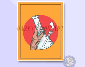 Spooky Girl Posters and Art Prints by Dazey moon art