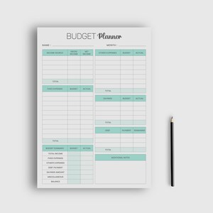 Printable Budget Planner, Planner Template, Daily Planner, To-do List ...